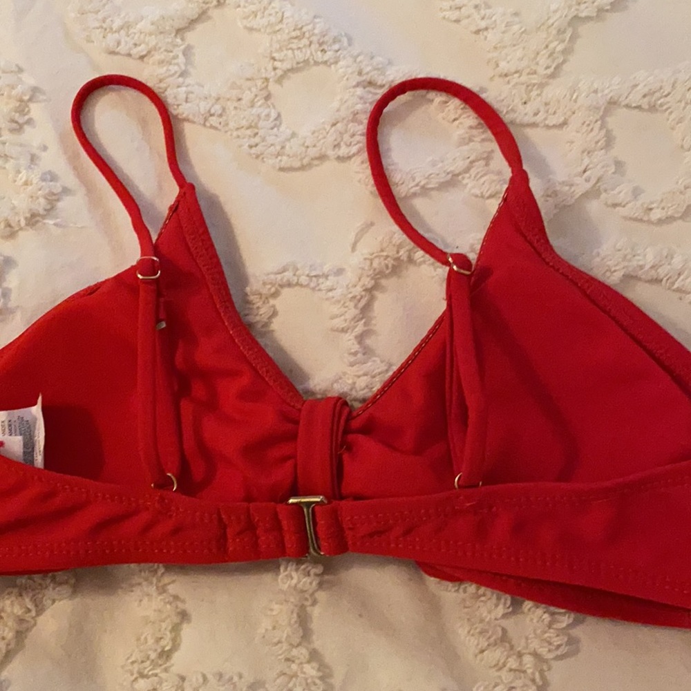 Red Swim Top - Picture 2 of 4
